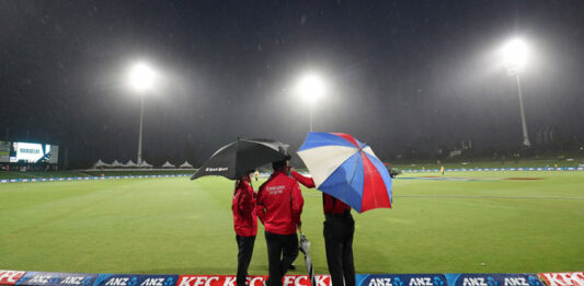 বৃষ্টিতে পরিত্যক্ত কিউই-ক্যারিবীয় তৃতীয় টি-টোয়েন্টি cricket